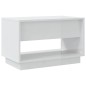 vidaXL Mobile Porta TV Bianco Lucido 70x41x44 cm in Truciolato vidaXL Mobile Porta TV Bianco Lucido 70x41x44 cm in Truciolato