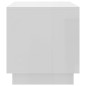 vidaXL Mobile Porta TV Bianco Lucido 70x41x44 cm in Truciolato vidaXL Mobile Porta TV Bianco Lucido 70x41x44 cm in Truciolato
