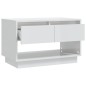 vidaXL Mobile Porta TV Bianco Lucido 70x41x44 cm in Truciolato vidaXL Mobile Porta TV Bianco Lucido 70x41x44 cm in Truciolato