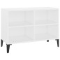 vidaXL Mobile TV con Gambe in Metallo Bianco 69,5x30x50 cm vidaXL Mobile TV con Gambe in Metallo Bianco 69,5x30x50 cm