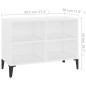 vidaXL Mobile TV con Gambe in Metallo Bianco 69,5x30x50 cm vidaXL Mobile TV con Gambe in Metallo Bianco 69,5x30x50 cm