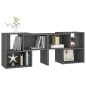 vidaXL Mobile TV Grigio 104x30x52 cm in Truciolato vidaXL Mobile TV Grigio 104x30x52 cm in Truciolato