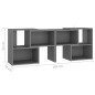 vidaXL Mobile TV Grigio 104x30x52 cm in Truciolato vidaXL Mobile TV Grigio 104x30x52 cm in Truciolato