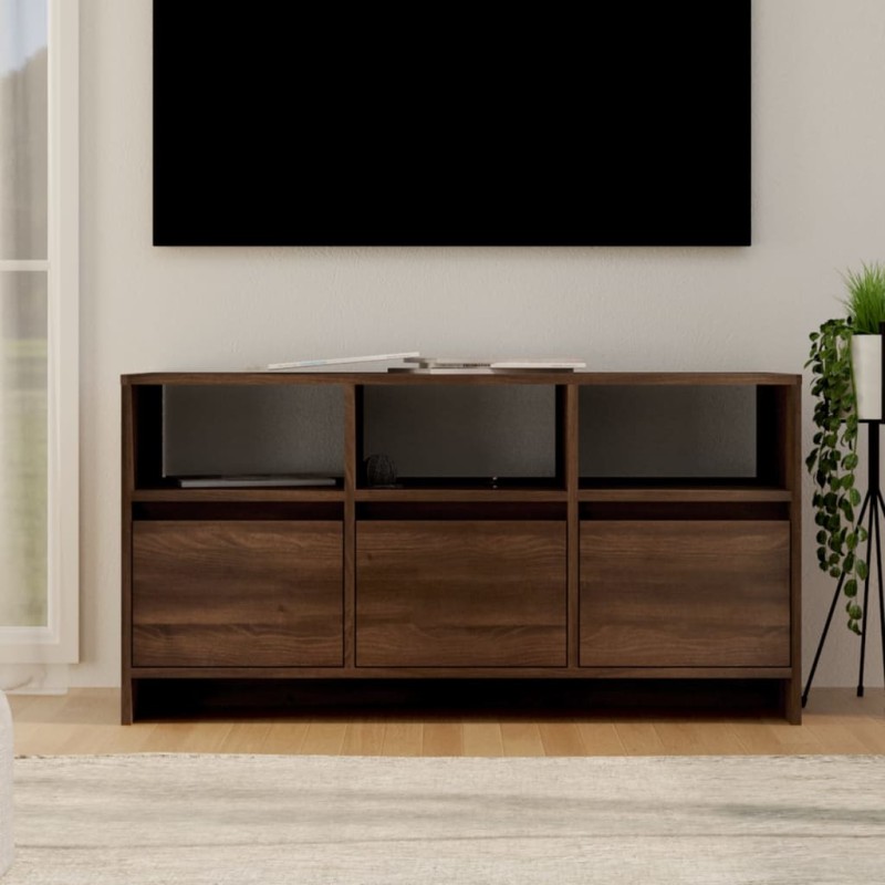 vidaXL Mobile Porta TV Marrone Rovere 102x37,5x52,5 cm in Truciolato vidaXL Mobile Porta TV Marrone Rovere 102x37,5x52,5 cm in Truciolato
