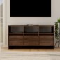 vidaXL Mobile Porta TV Marrone Rovere 102x37,5x52,5 cm in Truciolato vidaXL Mobile Porta TV Marrone Rovere 102x37,5x52,5 cm in Truciolato
