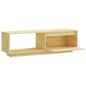 vidaXL Mobile Porta TV 110x30x33,5 cm in Legno Massello di Pino vidaXL Mobile Porta TV 110x30x33,5 cm in Legno Massello di Pino