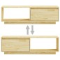 vidaXL Mobile Porta TV 110x30x33,5 cm in Legno Massello di Pino vidaXL Mobile Porta TV 110x30x33,5 cm in Legno Massello di Pino