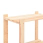 vidaXL Scaffali a 3 Livelli 10 pz 80x38x90 cm in Massello Pino 150 kg