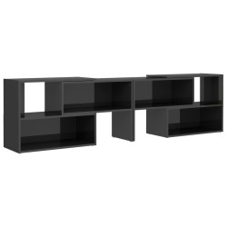 vidaXL Mobile TV Grigio Lucido 149x30x52 cm in Truciolato