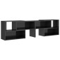 vidaXL Mobile TV Grigio Lucido 149x30x52 cm in Truciolato vidaXL Mobile TV Grigio Lucido 149x30x52 cm in Truciolato