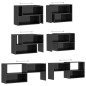 vidaXL Mobile TV Grigio Lucido 149x30x52 cm in Truciolato vidaXL Mobile TV Grigio Lucido 149x30x52 cm in Truciolato