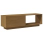 vidaXL Mobile Porta TV Marrone Miele 110x30x33,5 cm in Legno di Pino vidaXL Mobile Porta TV Marrone Miele 110x30x33,5 cm in Legno di Pino