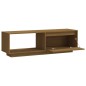 vidaXL Mobile Porta TV Marrone Miele 110x30x33,5 cm in Legno di Pino vidaXL Mobile Porta TV Marrone Miele 110x30x33,5 cm in Legno di Pino