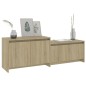 vidaXL Mobile TV Rovere Sonoma 146,5x35x50 cm in Truciolato vidaXL Mobile TV Rovere Sonoma 146,5x35x50 cm in Truciolato