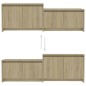 vidaXL Mobile TV Rovere Sonoma 146,5x35x50 cm in Truciolato vidaXL Mobile TV Rovere Sonoma 146,5x35x50 cm in Truciolato