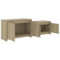 vidaXL Mobile TV Rovere Sonoma 146,5x35x50 cm in Truciolato vidaXL Mobile TV Rovere Sonoma 146,5x35x50 cm in Truciolato