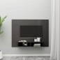 vidaXL Mobile TV a Muro Grigio Lucido 135x23,5x90 cm in Truciolato vidaXL Mobile TV a Muro Grigio Lucido 135x23,5x90 cm in Truciolato