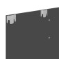 vidaXL Mobile TV a Muro Grigio Lucido 135x23,5x90 cm in Truciolato vidaXL Mobile TV a Muro Grigio Lucido 135x23,5x90 cm in Truciolato