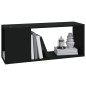 vidaXL Mobile Porta TV Nero 80x24x32 cm in Truciolato vidaXL Mobile Porta TV Nero 80x24x32 cm in Truciolato