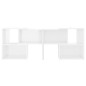 vidaXL Mobile Porta TV Bianco Lucido 104x30x52 cm in Legno Multistrato vidaXL Mobile Porta TV Bianco Lucido 104x30x52 cm in Legno Multistrato