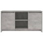 vidaXL Mobile Porta TV Grigio Cemento 102x37,5x52,5 cm in Truciolato