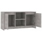 vidaXL Mobile Porta TV Grigio Cemento 102x37,5x52,5 cm in Truciolato