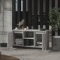 vidaXL Mobile Porta TV Grigio Cemento 102x37,5x52,5 cm in Truciolato