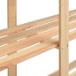 vidaXL Scaffali a 5 Livelli 5 pz 170x38x170 cm Massello Pino 500kg vidaXL Scaffali a 5 Livelli 5 pz 170x38x170 cm Massello Pino 500kg