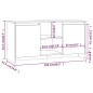 vidaXL Mobile Porta TV Bianco 102x37,5x52,5 cm in Truciolato vidaXL Mobile Porta TV Bianco 102x37,5x52,5 cm in Truciolato