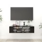 vidaXL Mobile Porta TV Sospeso Nero 100x30x26,5 cm in Truciolato vidaXL Mobile Porta TV Sospeso Nero 100x30x26,5 cm in Truciolato