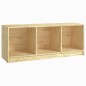 vidaXL Mobile Porta TV 104x33x41 cm in Legno Massello di Pino vidaXL Mobile Porta TV 104x33x41 cm in Legno Massello di Pino