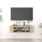 vidaXL Mobile Porta TV Sospeso Rovere Sonoma 100x30x26,5cm Truciolato