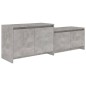 vidaXL Mobile TV Grigio Cemento 146,5x35x50 cm in Truciolato vidaXL Mobile TV Grigio Cemento 146,5x35x50 cm in Truciolato
