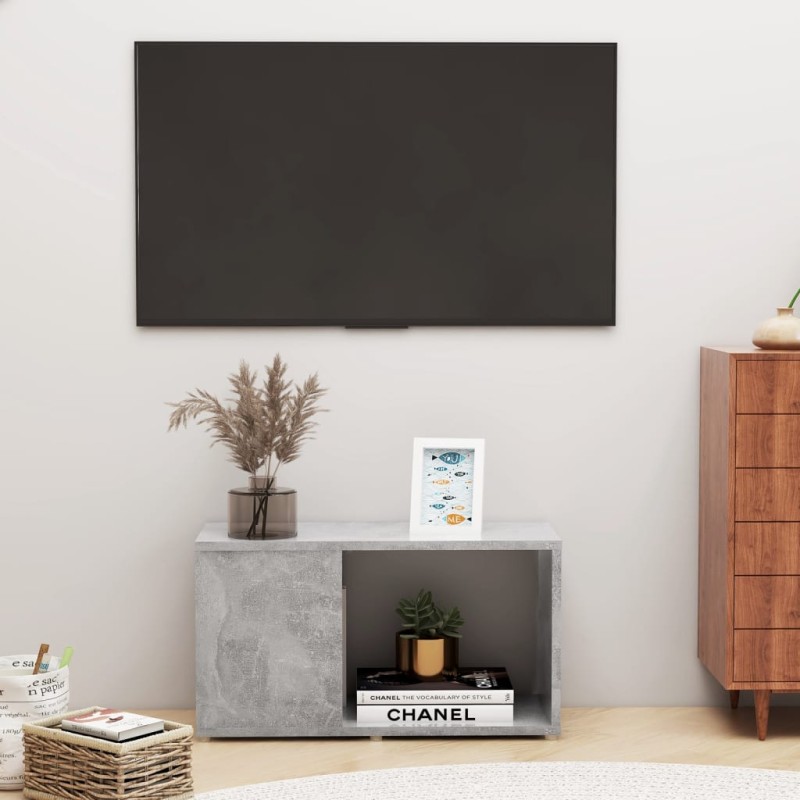 vidaXL Mobile TV Grigio Cemento 60x24x32 cm in Truciolato vidaXL Mobile TV Grigio Cemento 60x24x32 cm in Truciolato