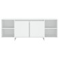 vidaXL Mobile Porta TV Bianco 130x35x50 cm in Truciolato