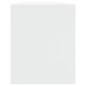 vidaXL Mobile Porta TV Bianco 130x35x50 cm in Truciolato