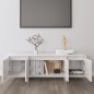 vidaXL Mobile TV Bianco Lucido 120x30x40,5 cm in Truciolato vidaXL Mobile TV Bianco Lucido 120x30x40,5 cm in Truciolato