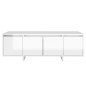 vidaXL Mobile TV Bianco Lucido 120x30x40,5 cm in Truciolato vidaXL Mobile TV Bianco Lucido 120x30x40,5 cm in Truciolato