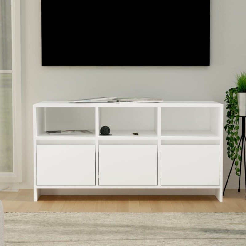 vidaXL Mobile Porta TV Bianco 102x37,5x52,5 cm in Truciolato vidaXL Mobile Porta TV Bianco 102x37,5x52,5 cm in Truciolato