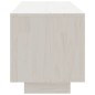 vidaXL Mobile Porta TV Bianco 110x30x33,5 cm in Legno Massello di Pino vidaXL Mobile Porta TV Bianco 110x30x33,5 cm in Legno Massello di Pino
