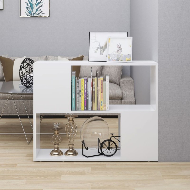 vidaXL Mobile TV Bianco 80x24x63 cm in Truciolato vidaXL Mobile TV Bianco 80x24x63 cm in Truciolato