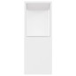 vidaXL Mobile TV Bianco 80x24x63 cm in Truciolato vidaXL Mobile TV Bianco 80x24x63 cm in Truciolato