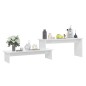 vidaXL Mobile Porta TV Bianco Lucido 180x30x43 cm in Truciolato vidaXL Mobile Porta TV Bianco Lucido 180x30x43 cm in Truciolato