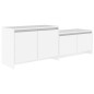 vidaXL Mobile TV Bianco 146,5x35x50 cm in Truciolato vidaXL Mobile TV Bianco 146,5x35x50 cm in Truciolato