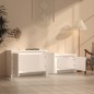 vidaXL Mobile TV Bianco 146,5x35x50 cm in Truciolato vidaXL Mobile TV Bianco 146,5x35x50 cm in Truciolato
