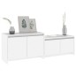 vidaXL Mobile TV Bianco 146,5x35x50 cm in Truciolato vidaXL Mobile TV Bianco 146,5x35x50 cm in Truciolato