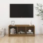 vidaXL Mobile Porta TV Marrone Miele 104x33x41 cm in Legno di Pino vidaXL Mobile Porta TV Marrone Miele 104x33x41 cm in Legno di Pino