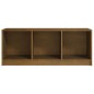 vidaXL Mobile Porta TV Marrone Miele 104x33x41 cm in Legno di Pino vidaXL Mobile Porta TV Marrone Miele 104x33x41 cm in Legno di Pino