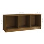 vidaXL Mobile Porta TV Marrone Miele 104x33x41 cm in Legno di Pino vidaXL Mobile Porta TV Marrone Miele 104x33x41 cm in Legno di Pino