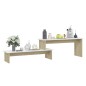 vidaXL Mobile Porta TV Bianco e Rovere Sonoma 180x30x43 cm Truciolato vidaXL Mobile Porta TV Bianco e Rovere Sonoma 180x30x43 cm Truciolato